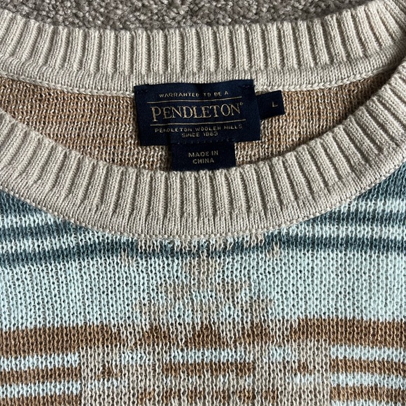 PENDELTON Women’s Southwestern Sweater Tribal Print Sweater - Size Large - Picture 2 of 8
